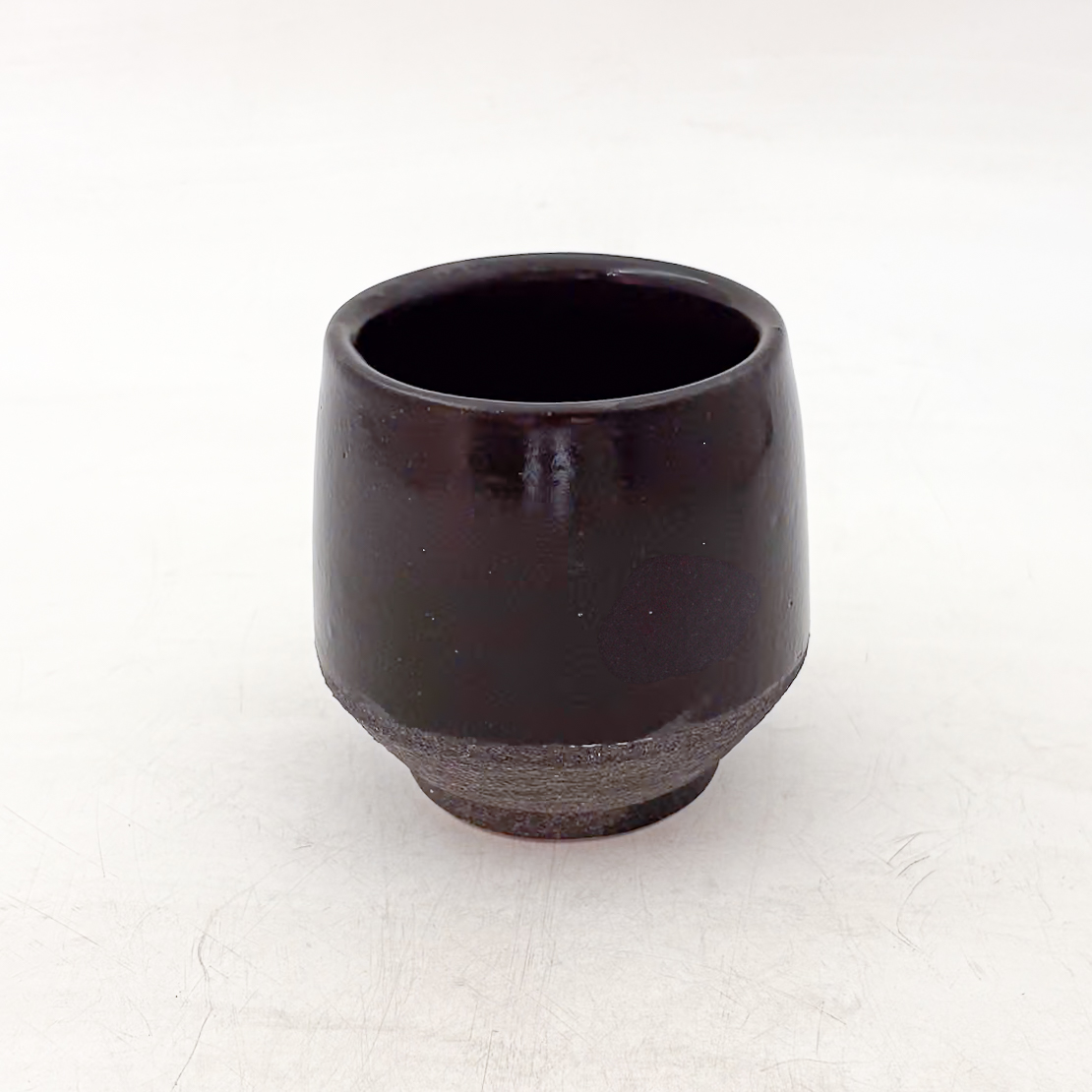 Vaso Agular 12oz-Negro Mate y Engobe Negro