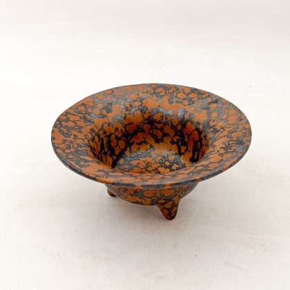 Tazón Molcajete 20x10cm-Cafe y Negro Lumbre