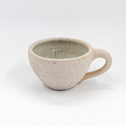 Taza Latte 8oz-Pasta con Arcilla Interior Natural Brillante