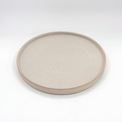 Plato Con Borde 28cm-Blanco Mate
