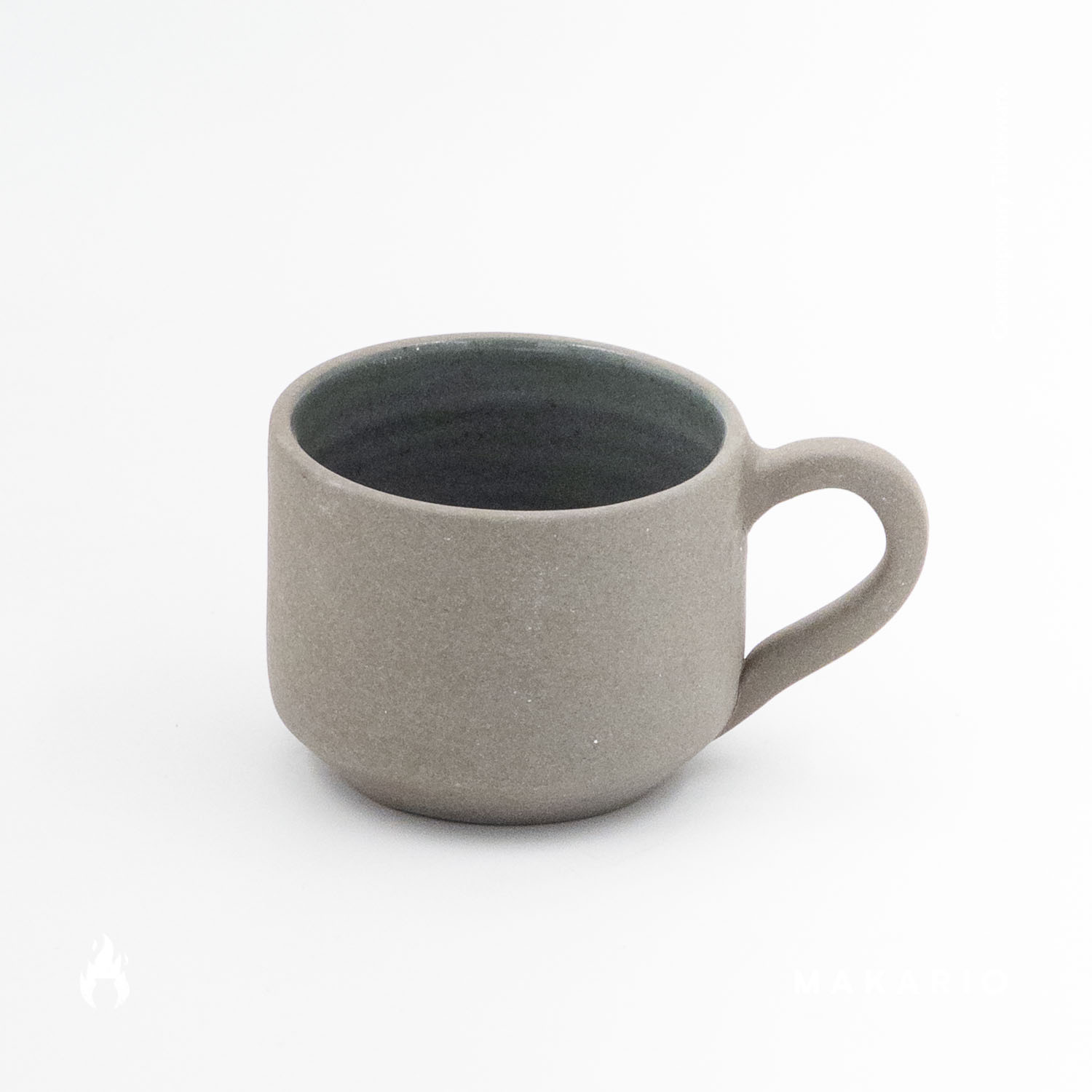 Taza recta 10oz-Pasta negra interior Brillante