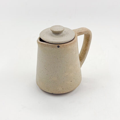 Jarra con Tapa 8oz-Blanco Mate