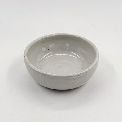 Tazon Angular 14x7cm-Blanco Mate mitad Pasta Natural