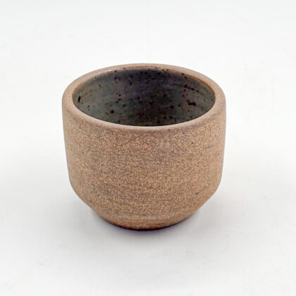 Vaso Recto con Pata 4oz-Pasta Oxido Interior Natural Brillante