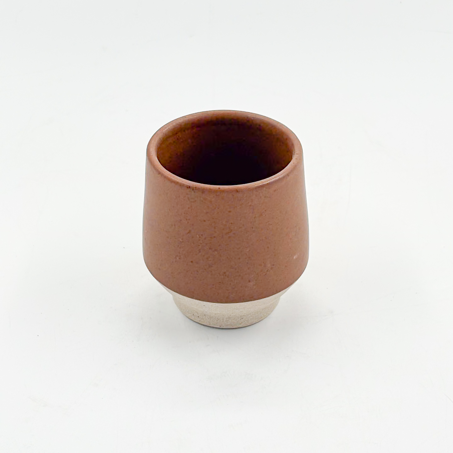 Vaso Angular 6oz-Cafe Mate mitad Pasta Natural