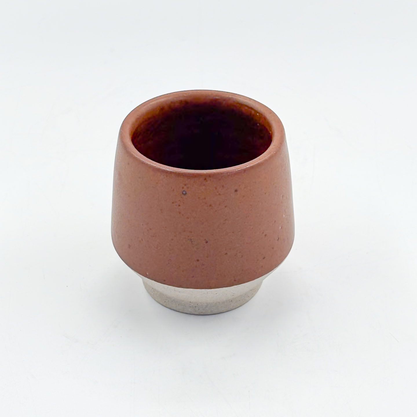 Vaso Angular 12oz-Cafe Mate mitad Pasta Natural