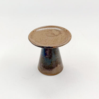 Plato Pedestal 11x9cm-Azul Oxido