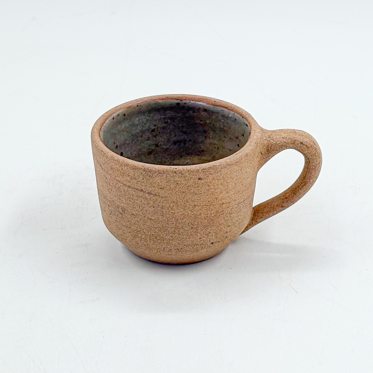 Taza Recta 4oz-Pasta Oxido Interior Natural Brillante