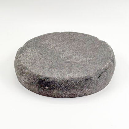 Plato Piedra 24x5cm-Engobe Negro