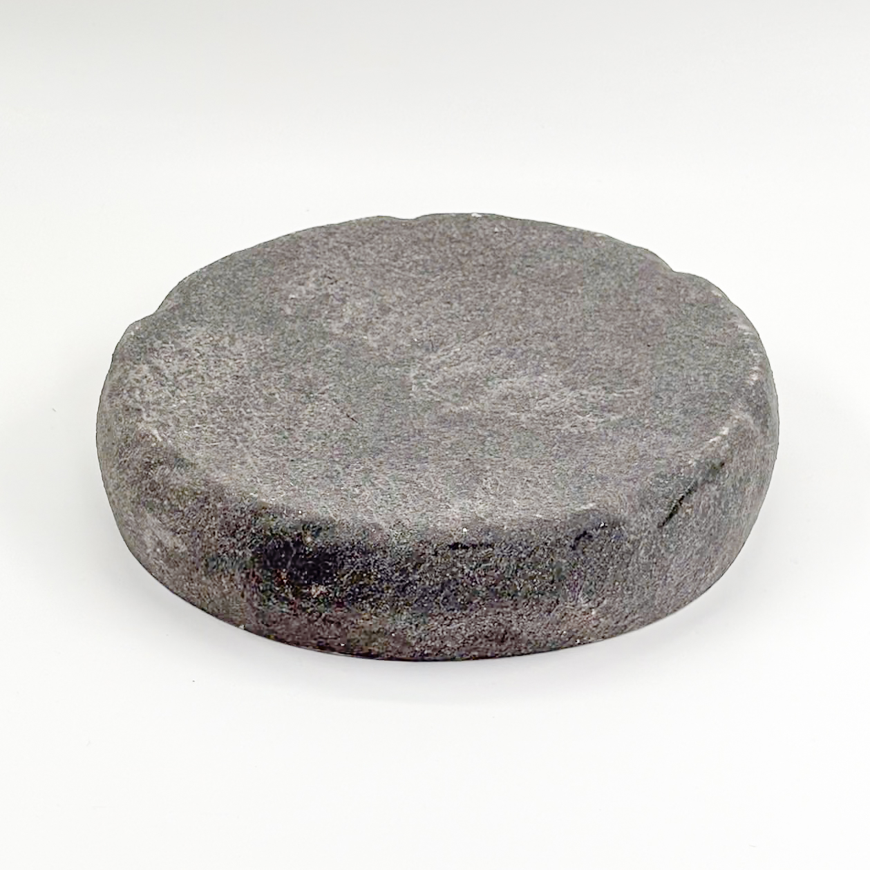 Plato Piedra 24x5cm-Engobe Negro