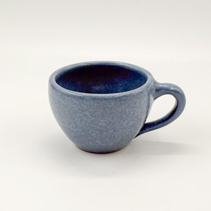 Taza Latte 6oz-Pasta Azul Natural Brillante