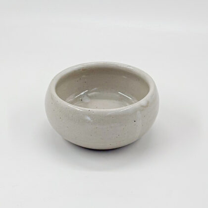 Ramequin Borde Curvo 10x5cm-Blanco Semi Brillante