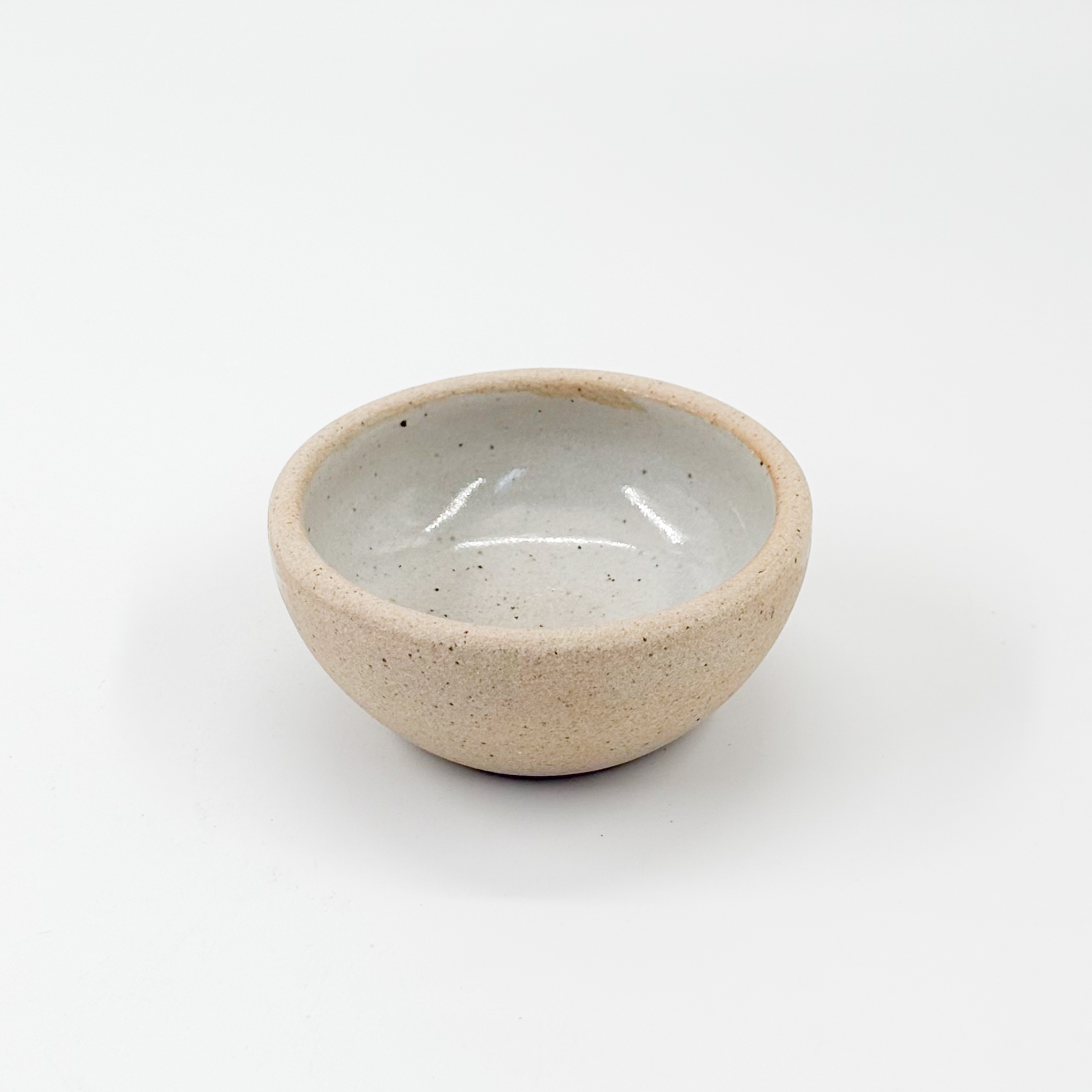 Ramequin Cuenco 8x4cm-Pasta Natural Interior Blanco Satin