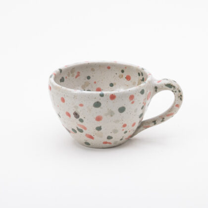 Taza Latte 12oz-Blanco Japeado Colores