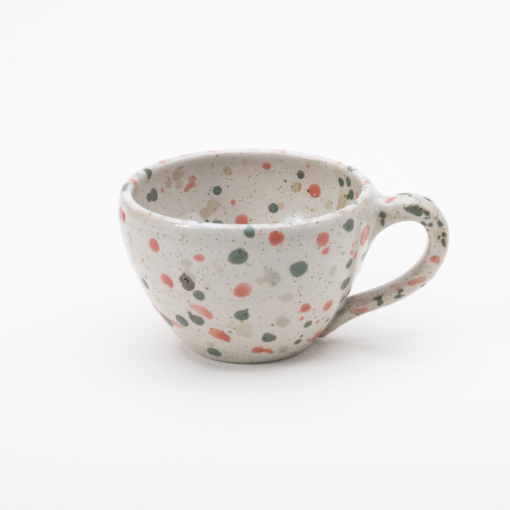 Taza Latte 12oz-Blanco Japeado Colores