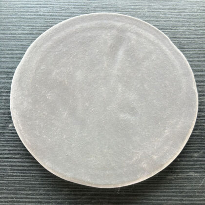Plato Plano Pastilla 25cm-Engobe Negro
