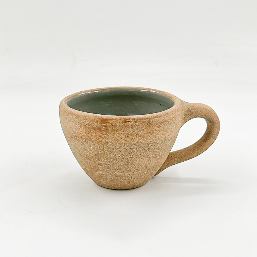 Taza Latte 8oz-Pasta Oxido interior Natural Brillante
