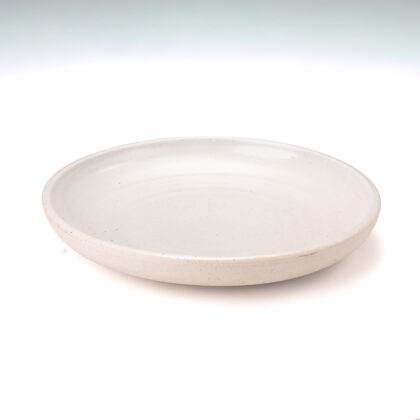 Plato Coupe 28x3cm-Pasta Natural interior Blanco Semi Brillante