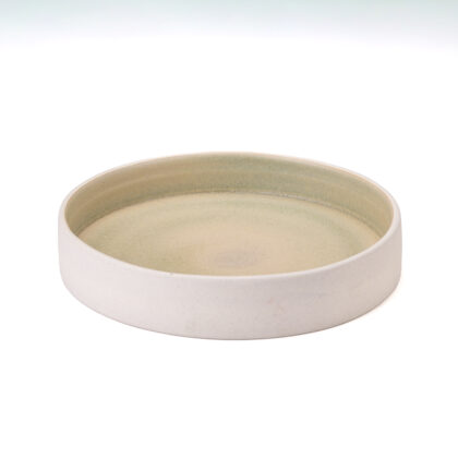 Plato Borde Recto 22x4cm-Verde Max
