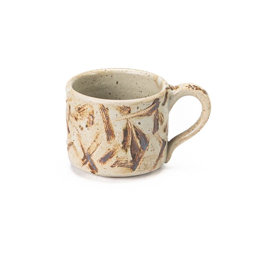 Taza Recta 8oz-Cafe Oxido Tallado