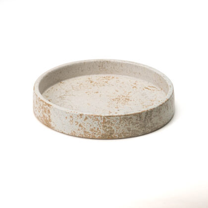 Plato Borde Recto 23x4cm-Arena
