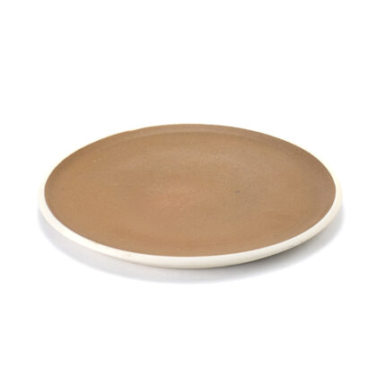 Plato Plano 27cm-Pasta Natural interior Cafe Mate