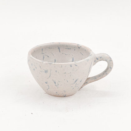 Taza Latte 12oz-Gris con Manchas Azules