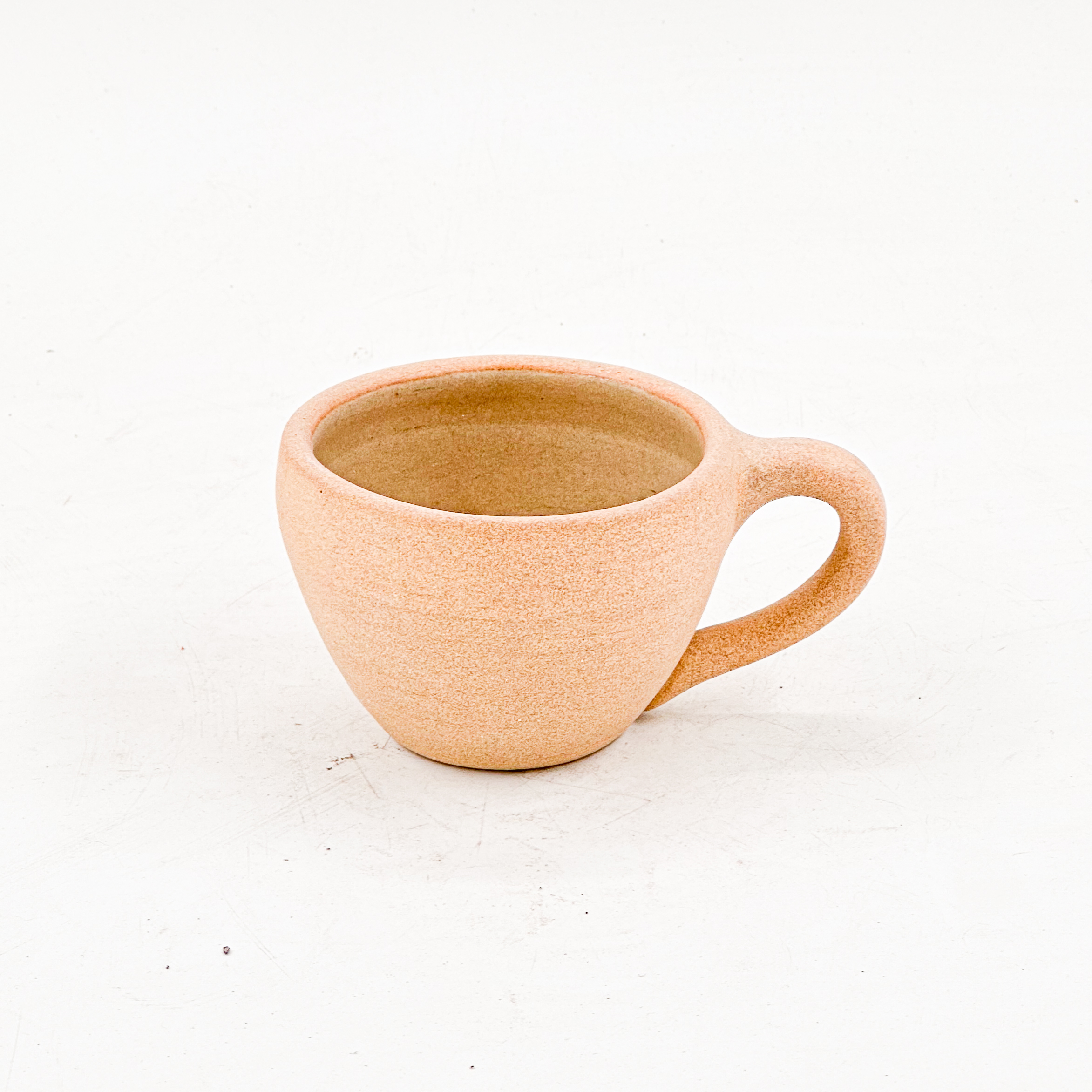 Taza Latte 6oz-Pasta Oxido interior Natural Brillante