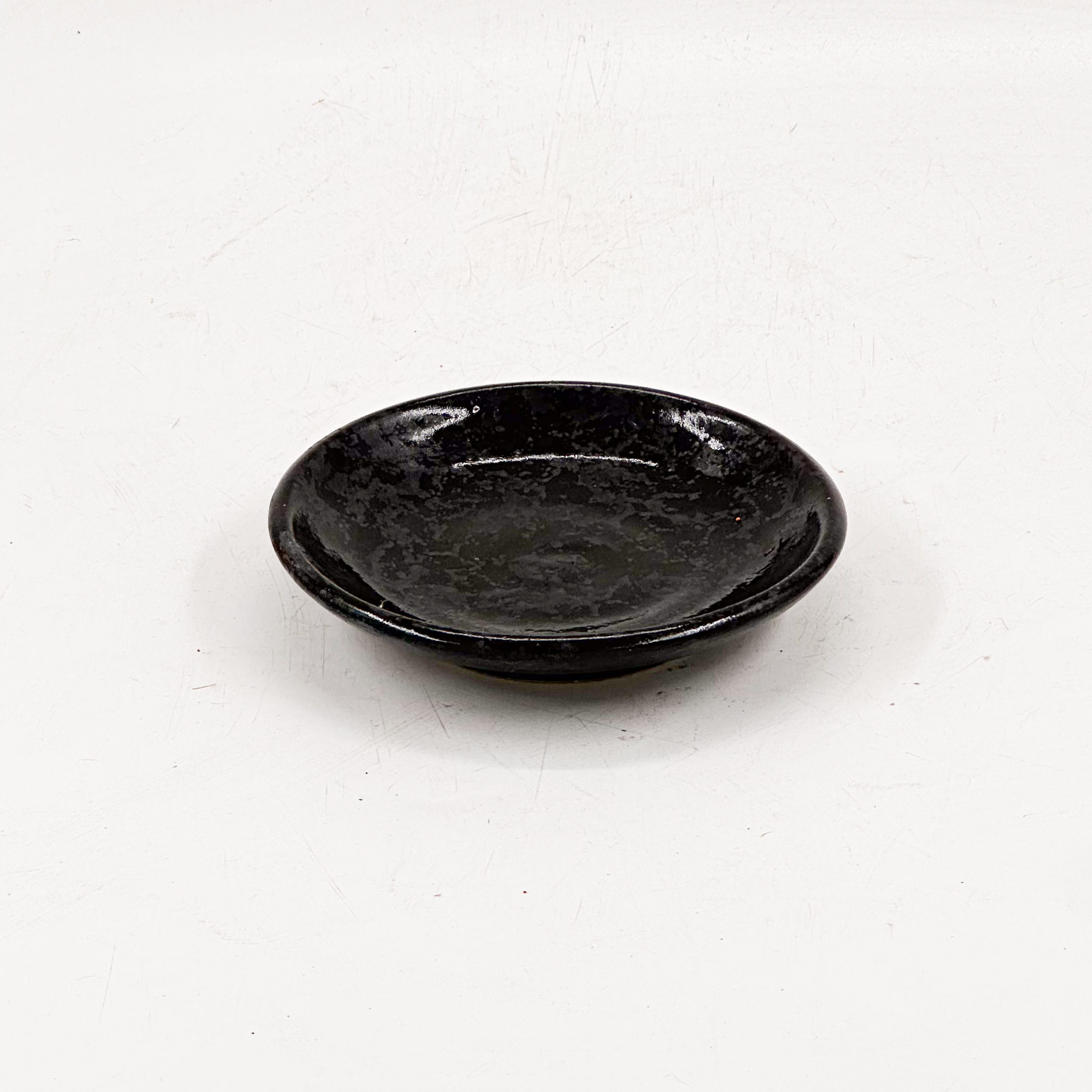 Plato para Taza 14cm-Negro Lumbre y Negro Mate