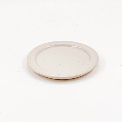 Plato con Cenefa 15cm-Blanco Semi Brillante