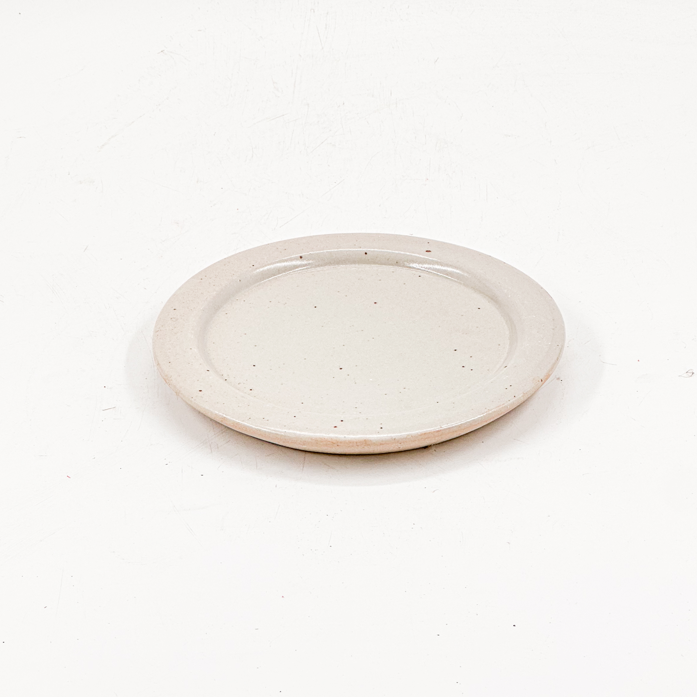 Plato con Cenefa 15cm-Blanco Semi Brillante