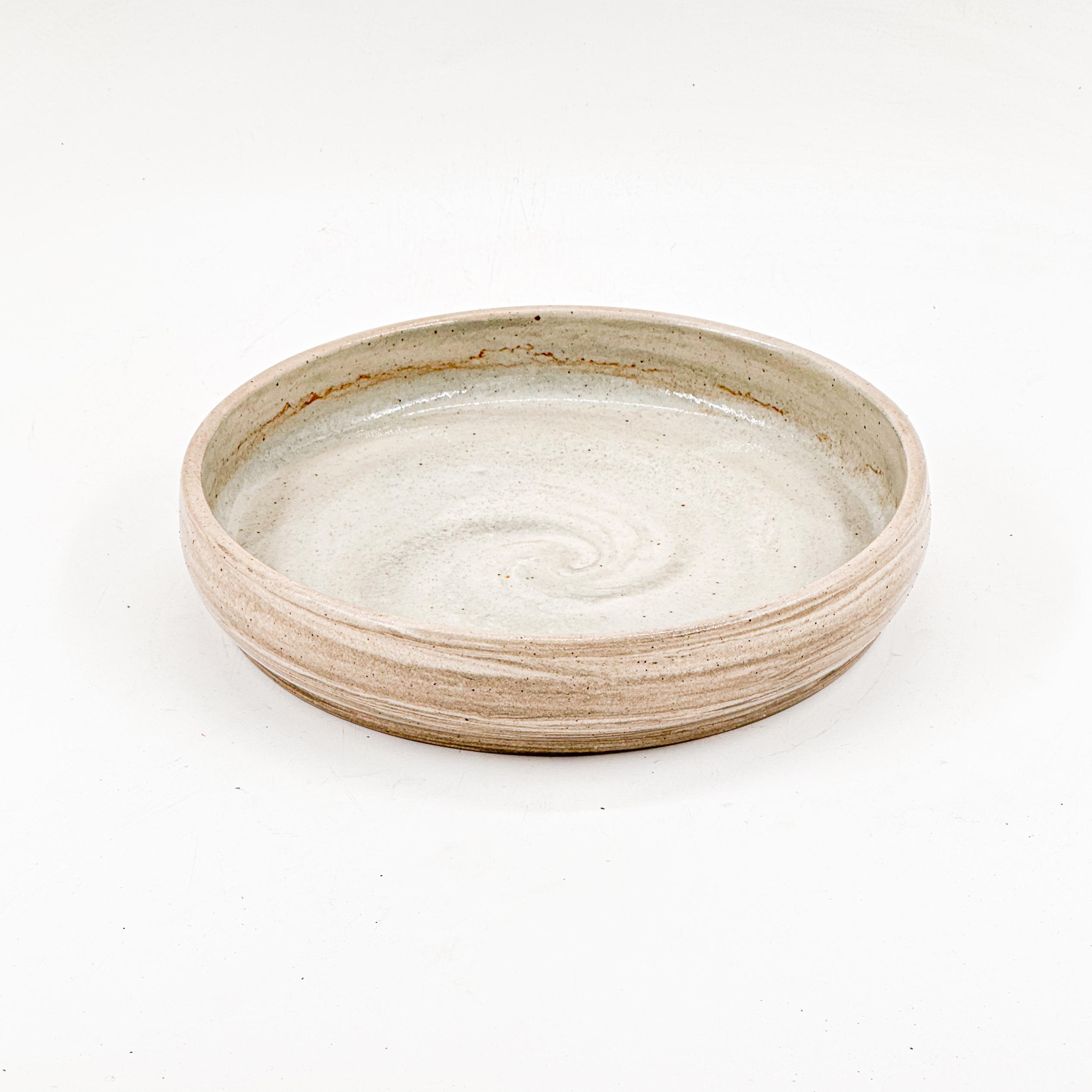 Plato con Relieve 22x4cm-Mezcla de Pastas interior Natural Brillante