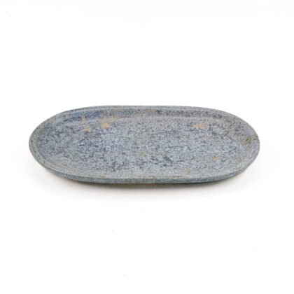 Charola Ovalada 23x13cm-Azul Mineral
