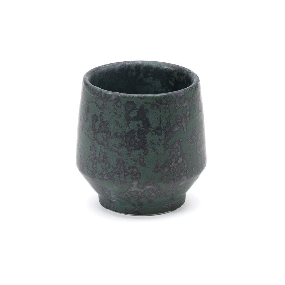 Vaso Angular 12oz-Verde Mate y Negro Lumbre